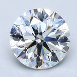 3 Carat Round - Natural Diamond - 2.81 - D - VS2 - EX - EX - EX - Diamonds By Rothschild