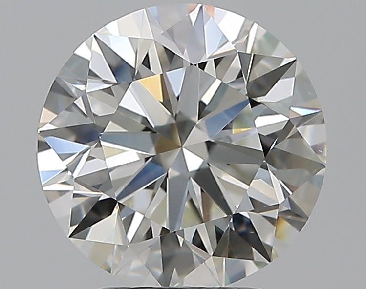 3 Carat Round - Natural Diamond - 2.82 - J - VS2 - EX - EX - EX - Diamonds By Rothschild