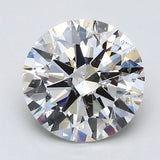 3 Carat Round - Natural Diamond - 2.9 - I - SI2 - EX - EX - EX - Diamonds By Rothschild