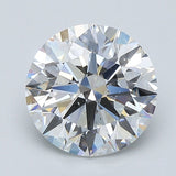 3 Carat Round - Natural Diamond - 3 - F - SI2 - EX - EX - EX - Diamonds By Rothschild