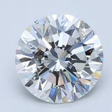 3 Carat Round - Natural Diamond - 3 - F - Very Slightly Included - VG - VG - G - Diamonds By Rothschild