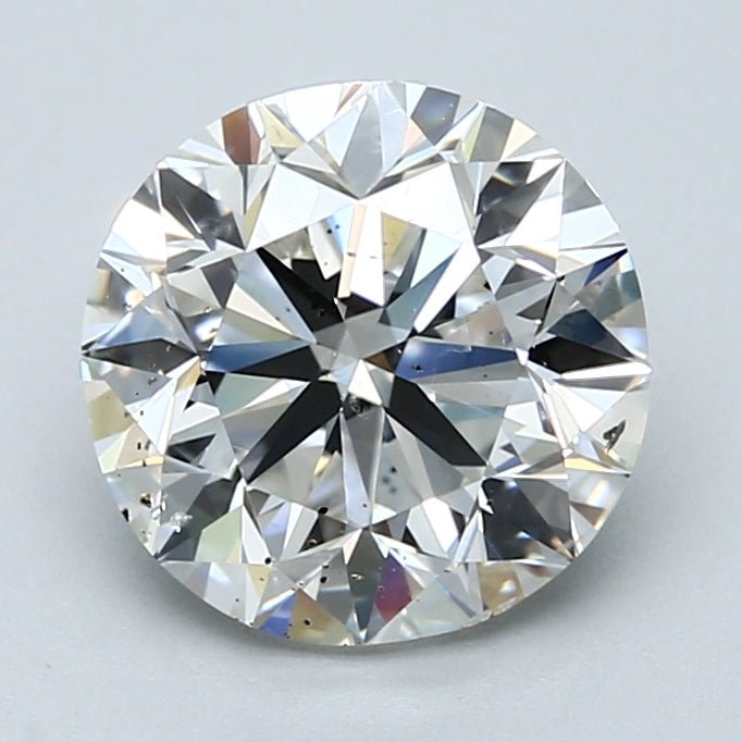 3 Carat Round - Natural Diamond - 3 - H - SI2 - VG - EX - G - Diamonds By Rothschild