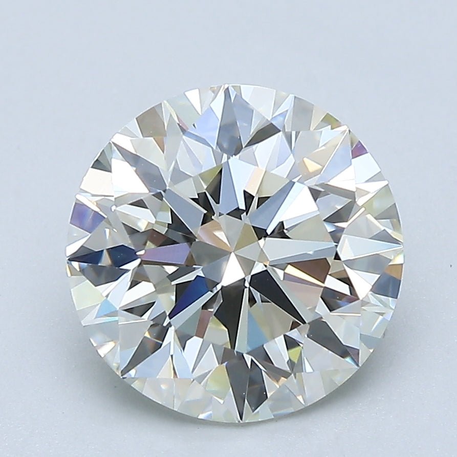 3 Carat Round - Natural Diamond - 3 - J - VS1 - EX - EX - EX - Diamonds By Rothschild