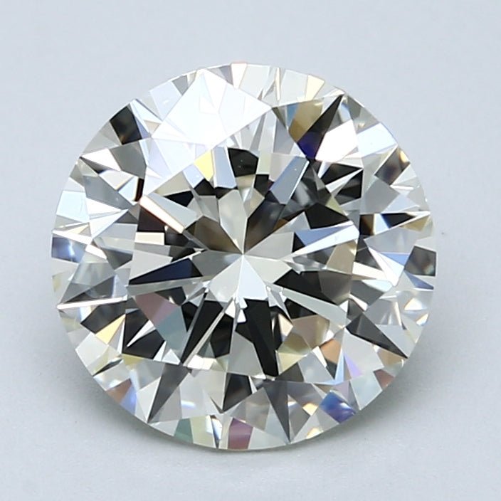 3 Carat Round - Natural Diamond - 3 - K - SI2 - EX - EX - EX - Diamonds By Rothschild
