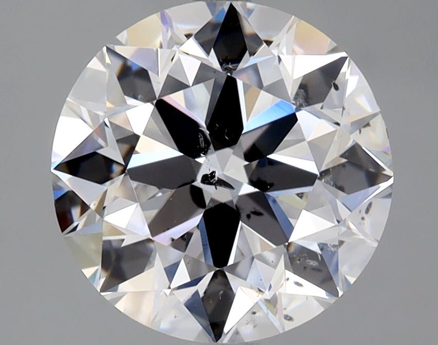 3 Carat Round - Natural Diamond - 3.01 - D - SI2 - EX - EX - Diamonds By Rothschild