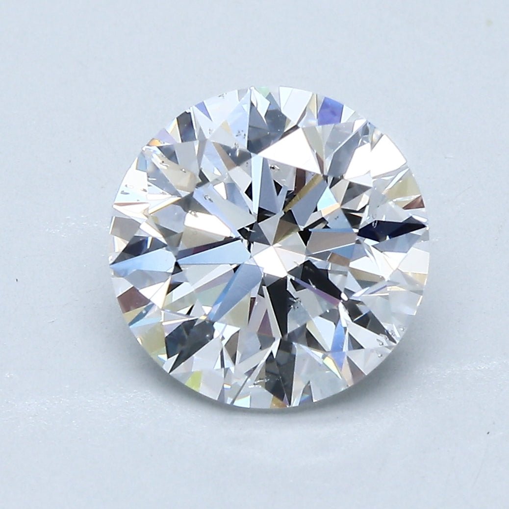 3 Carat Round - Natural Diamond - 3.01 - D - SI2 - EX - EX - EX - Diamonds By Rothschild
