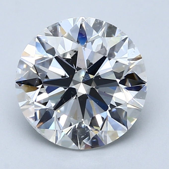 3 Carat Round - Natural Diamond - 3.01 - D - SI2 - EX - EX - EX - Diamonds By Rothschild