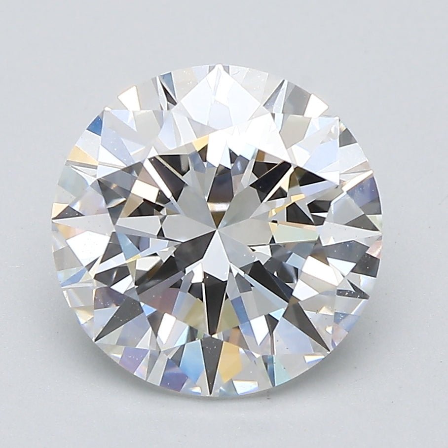 3 Carat Round - Natural Diamond - 3.01 - D - VS1 - VG - EX - VG - Diamonds By Rothschild