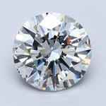 3 Carat Round - Natural Diamond - 3.01 - E - SI2 - EX - EX - EX - Diamonds By Rothschild