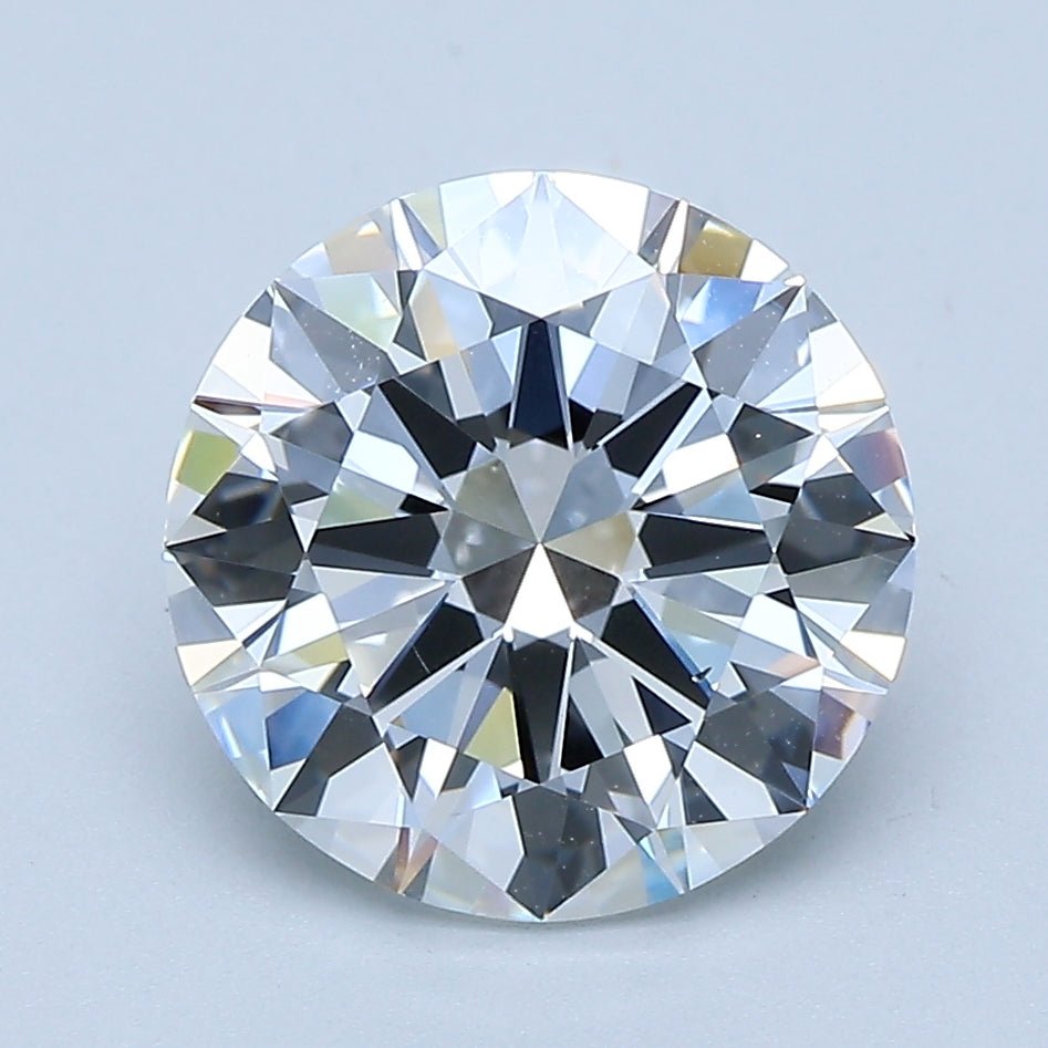 3 Carat Round - Natural Diamond - 3.01 - E - VS2 - EX - EX - EX - Diamonds By Rothschild