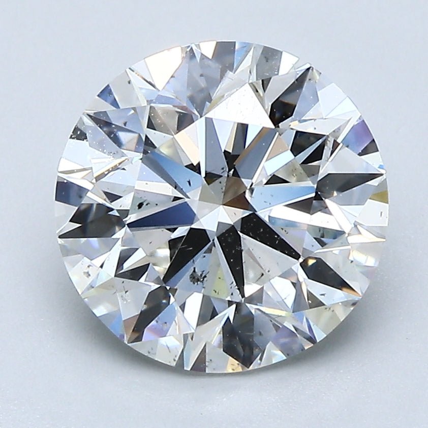 3 Carat Round - Natural Diamond - 3.01 - G - SI1 - EX - EX - VG - Diamonds By Rothschild