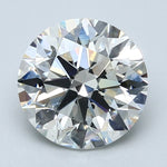 3 Carat Round - Natural Diamond - 3.01 - G - SI2 - EX - EX - EX - Diamonds By Rothschild