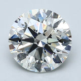 3 Carat Round - Natural Diamond - 3.01 - G - SI2 - EX - EX - EX - Diamonds By Rothschild