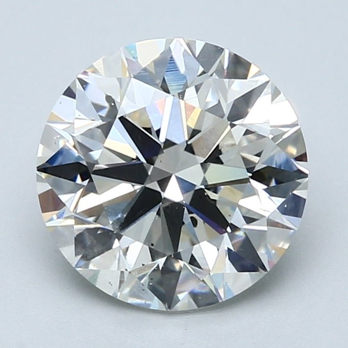 3 Carat Round - Natural Diamond - 3.01 - G - SI2 - EX - EX - EX - Diamonds By Rothschild