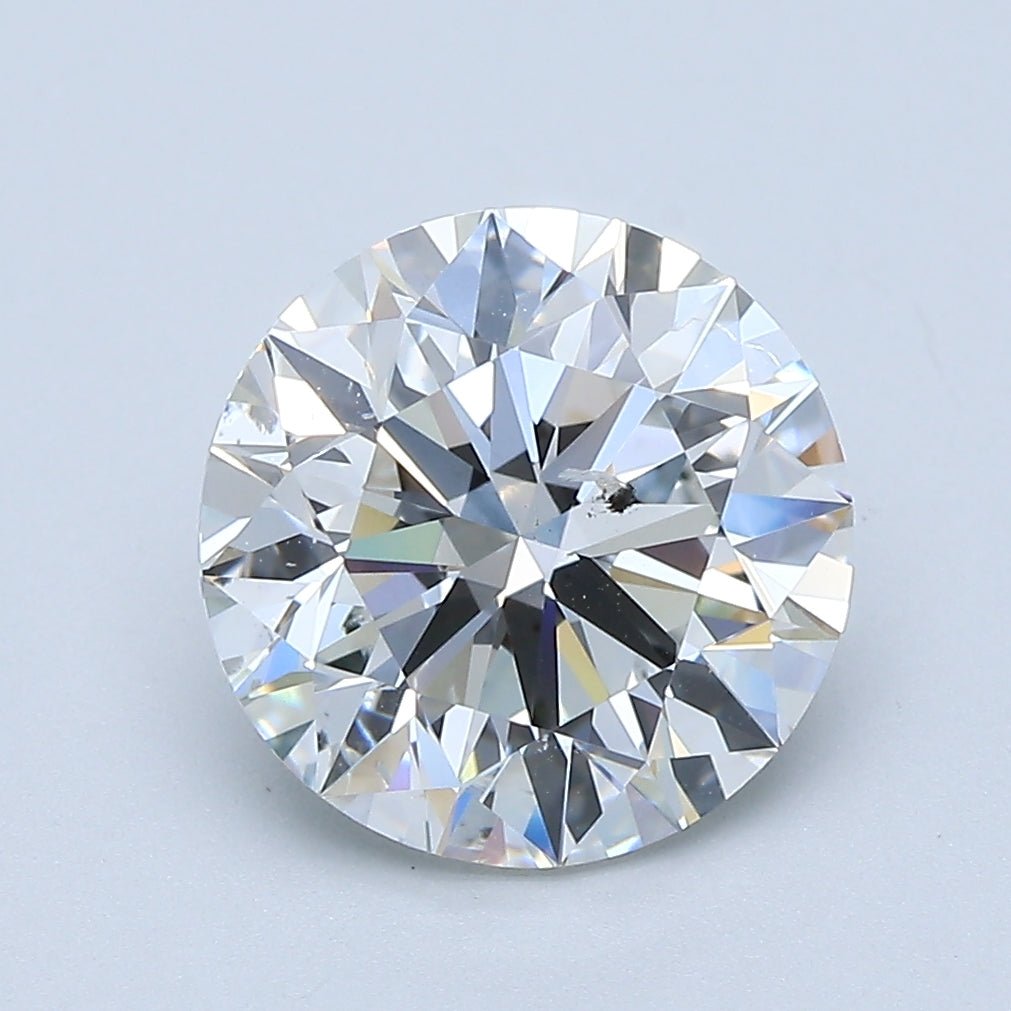 3 Carat Round - Natural Diamond - 3.01 - G - SI2 - EX - EX - EX - Diamonds By Rothschild