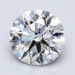 3 Carat Round - Natural Diamond - 3.01 - G - SI2 - EX - VG - VG - Diamonds By Rothschild