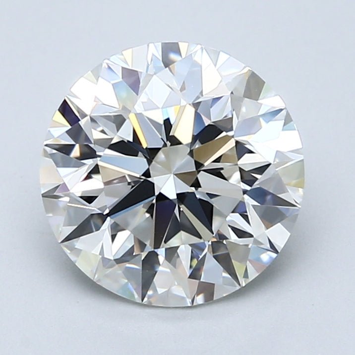 3 Carat Round - Natural Diamond - 3.01 - H - SI1 - EX - EX - EX - Diamonds By Rothschild