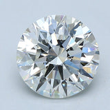 3 Carat Round - Natural Diamond - 3.01 - H - SI1 - EX - EX - EX - Diamonds By Rothschild