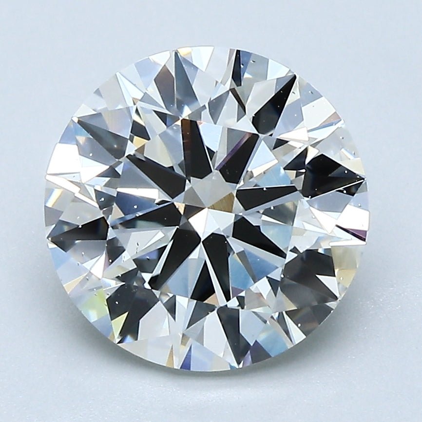 3 Carat Round - Natural Diamond - 3.01 - H - Very Slightly Included - VG - VG - VG - Diamonds By Rothschild