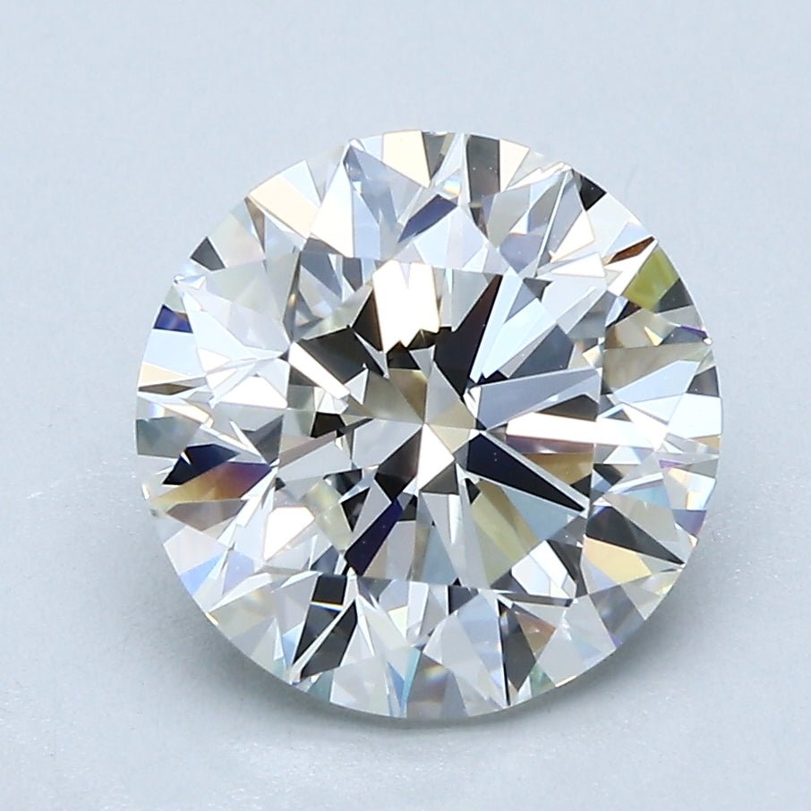 3 Carat Round - Natural Diamond - 3.01 - H - VS1 - EX - EX - EX - Diamonds By Rothschild
