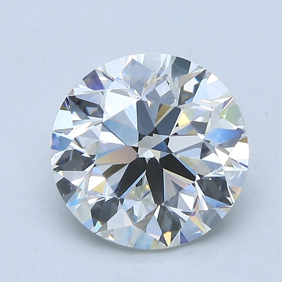 3 Carat Round - Natural Diamond - 3.01 - H - VS2 - EX - EX - VG - Diamonds By Rothschild