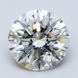 3 Carat Round - Natural Diamond - 3.01 - I - SI2 - EX - EX - EX - Diamonds By Rothschild