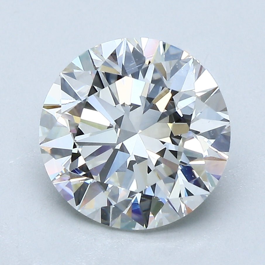 3 Carat Round - Natural Diamond - 3.01 - I - VS2 - EX - EX - EX - Diamonds By Rothschild