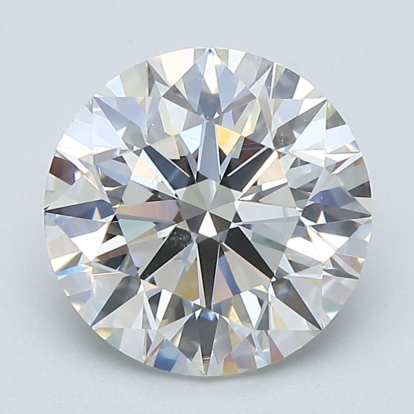 3 Carat Round - Natural Diamond - 3.01 - J - SI1 - EX - EX - EX - Diamonds By Rothschild