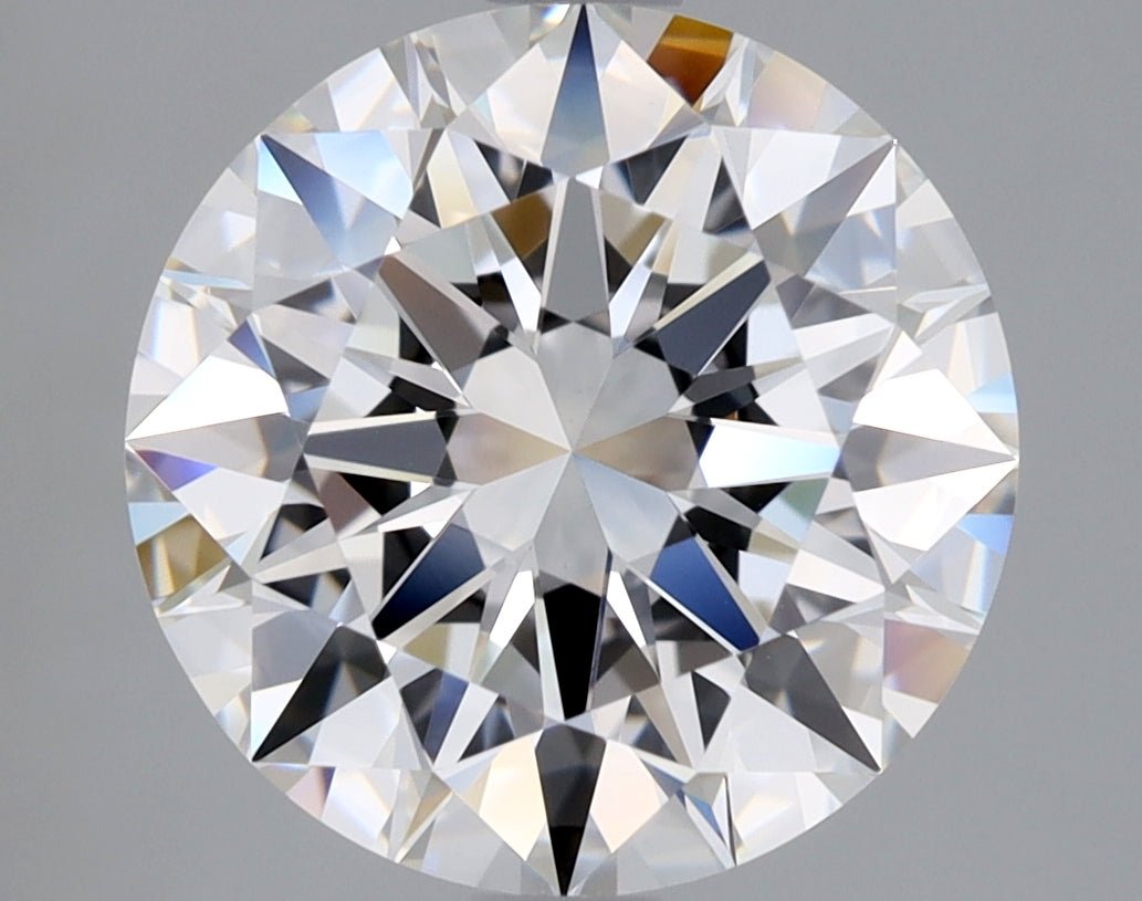 3 Carat Round - Natural Diamond - 3.02 - E - VVS2 - EX - EX - Diamonds By Rothschild