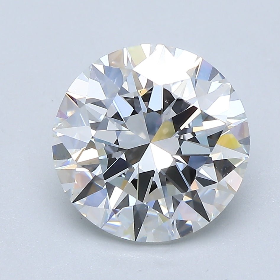 3 Carat Round - Natural Diamond - 3.02 - F - VS1 - EX - EX - EX - Diamonds By Rothschild