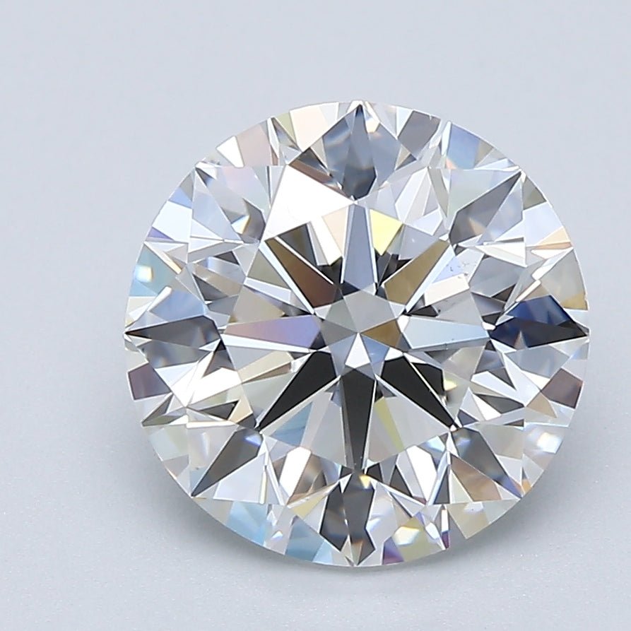 3 Carat Round - Natural Diamond - 3.02 - F - VS2 - EX - EX - EX - Diamonds By Rothschild