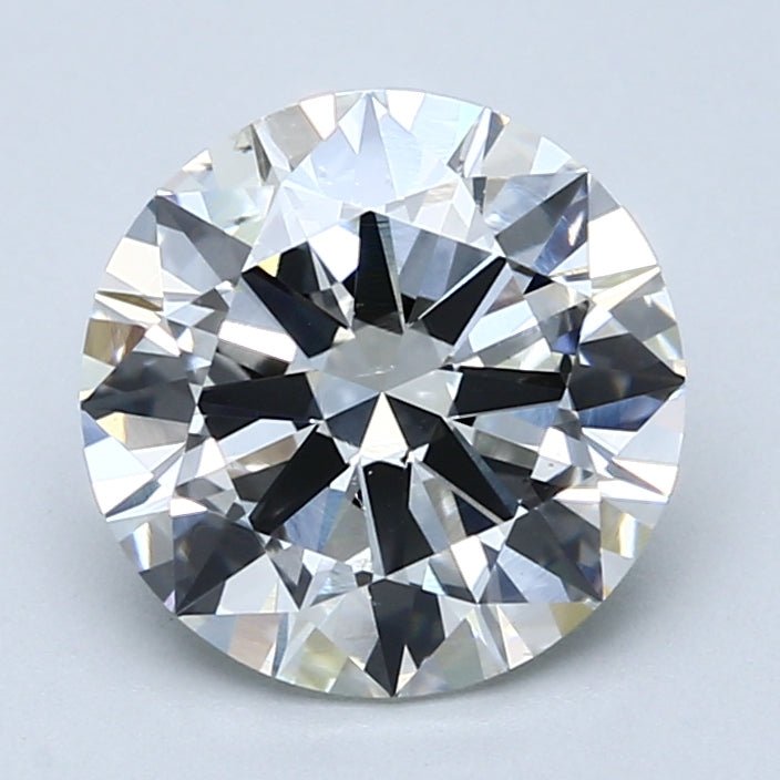 3 Carat Round - Natural Diamond - 3.02 - H - SI1 - EX - EX - EX - Diamonds By Rothschild