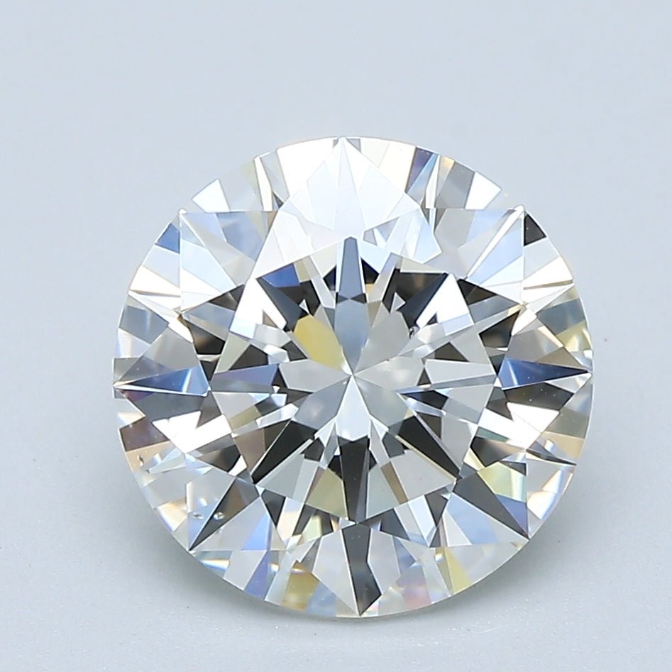 3 Carat Round - Natural Diamond - 3.02 - H - VS2 - EX - EX - EX - Diamonds By Rothschild