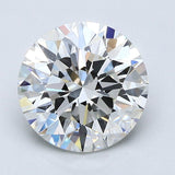 3 Carat Round - Natural Diamond - 3.02 - I - VVS2 - VG - EX - VG - Diamonds By Rothschild