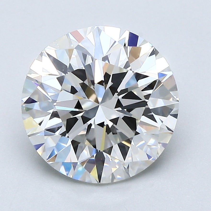 3 Carat Round - Natural Diamond - 3.02 - I - VVS2 - VG - EX - VG - Diamonds By Rothschild