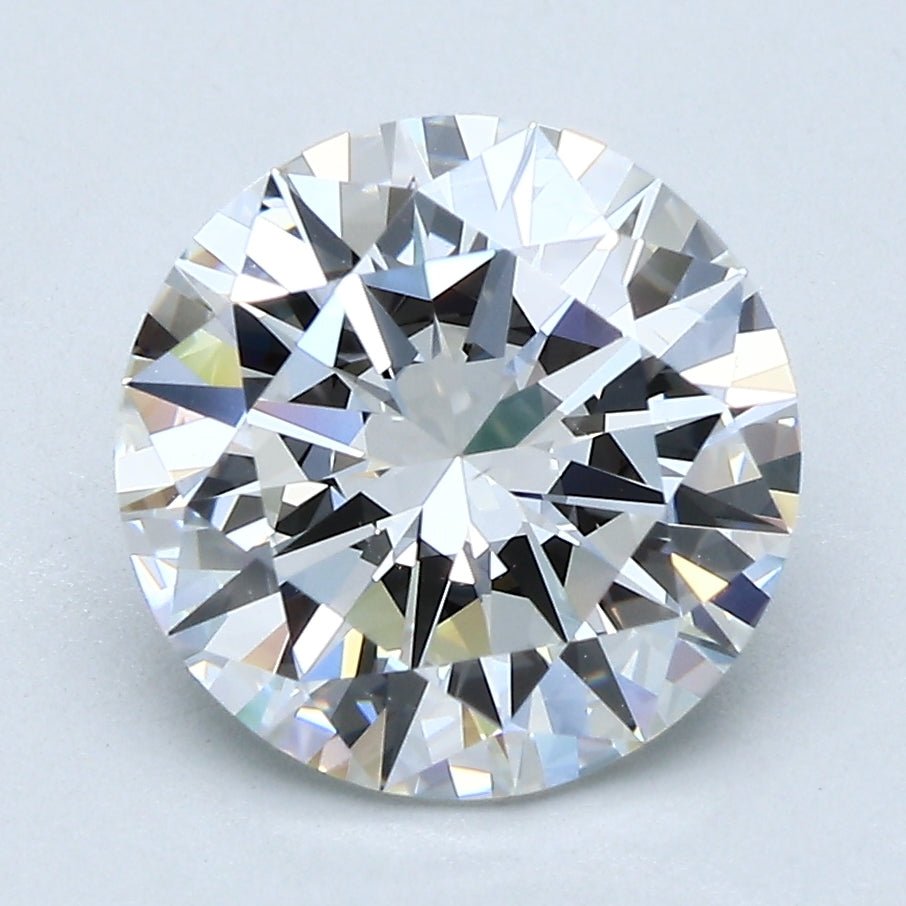 3 Carat Round - Natural Diamond - 3.09 - G - Very Slightly Included - VG - VG - EX - Diamonds By Rothschild