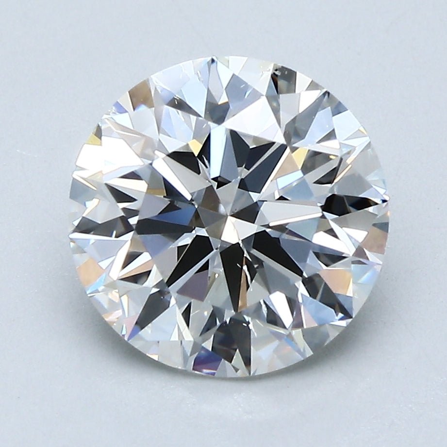 3 Carat Round - Natural Diamond - 3.1 - I - SI1 - EX - EX - VG - Diamonds By Rothschild