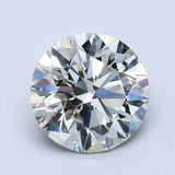 3 Carat Round - Natural Diamond - 3.11 - J - SI2 - EX - EX - EX - Diamonds By Rothschild