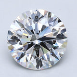 3 Carat Round - Natural Diamond - 3.12 - E - SI2 - EX - EX - EX - Diamonds By Rothschild