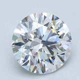 3 Carat Round - Natural Diamond - 3.12 - F - VS2 - EX - EX - EX - Diamonds By Rothschild