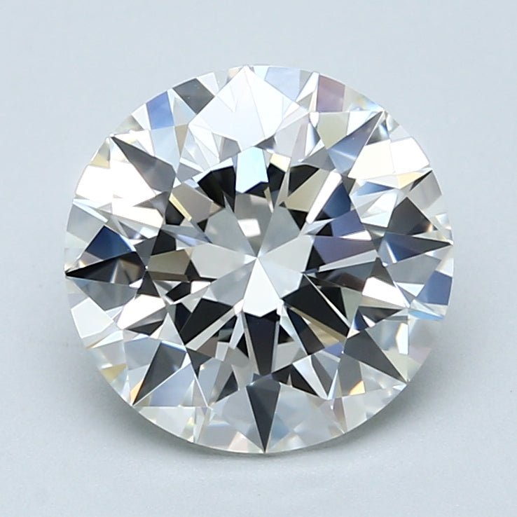 3 Carat Round - Natural Diamond - 3.17 - G - VVS2 - EX - EX - EX - Diamonds By Rothschild
