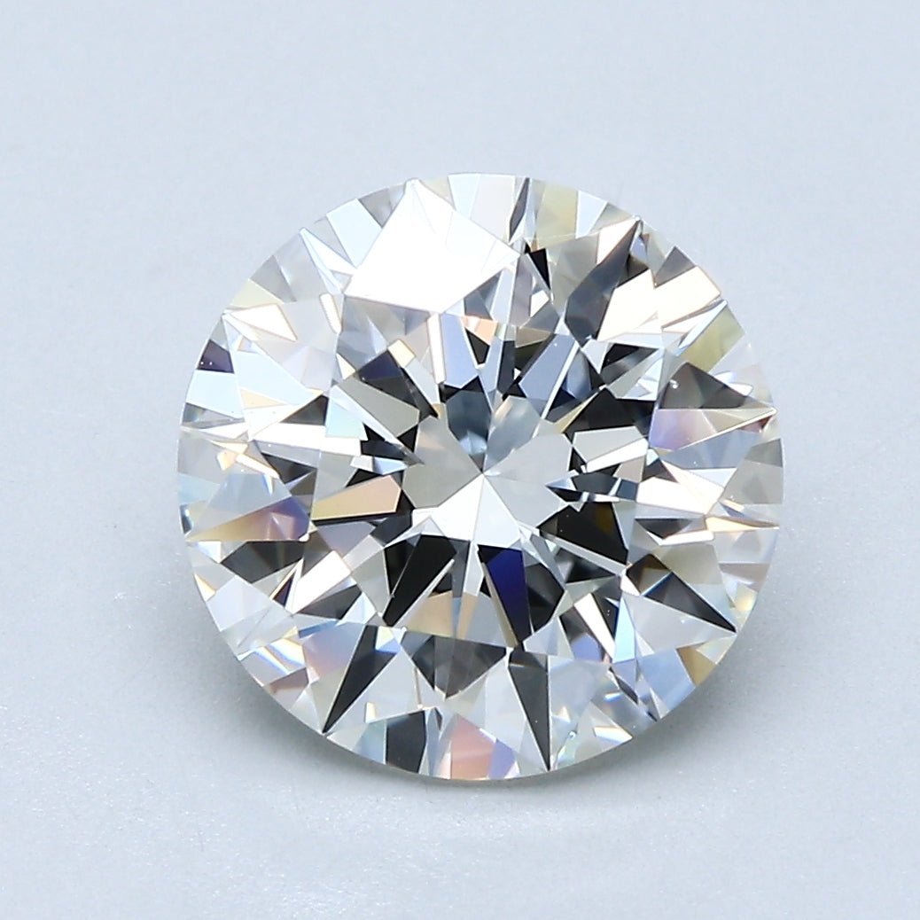 3 Carat Round - Natural Diamond - 3.31 - H - VS2 - EX - EX - EX - Diamonds By Rothschild