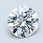 3 Carat Round - Natural Diamond - 3.32 - D - VS1 - EX - EX - EX - Diamonds By Rothschild