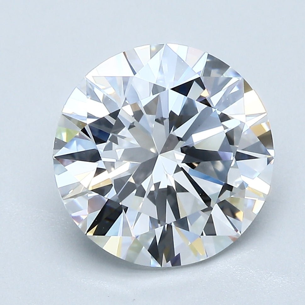 3 Carat Round - Natural Diamond - 3.32 - D - VS1 - EX - EX - EX - Diamonds By Rothschild