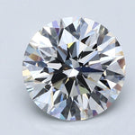 3 Carat Round - Natural Diamond - 3.34 - E - VS1 - EX - EX - EX - Diamonds By Rothschild