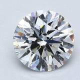 3 Carat Round - Natural Diamond - 3.34 - E - VS1 - EX - EX - EX - Diamonds By Rothschild
