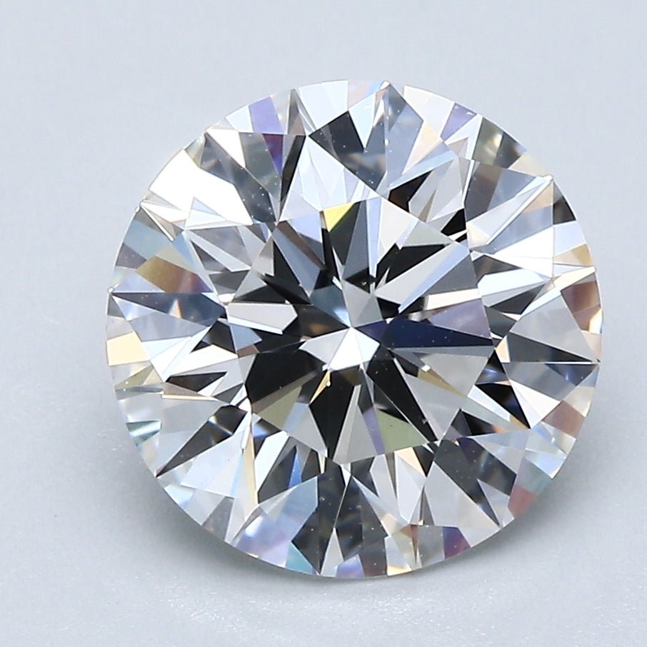 3 Carat Round - Natural Diamond - 3.34 - E - VS1 - EX - EX - EX - Diamonds By Rothschild