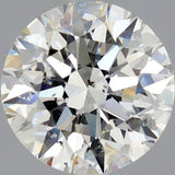 3 Carat Round - Natural Diamond - 3.34 - I - SI2 - EX - EX - Diamonds By Rothschild