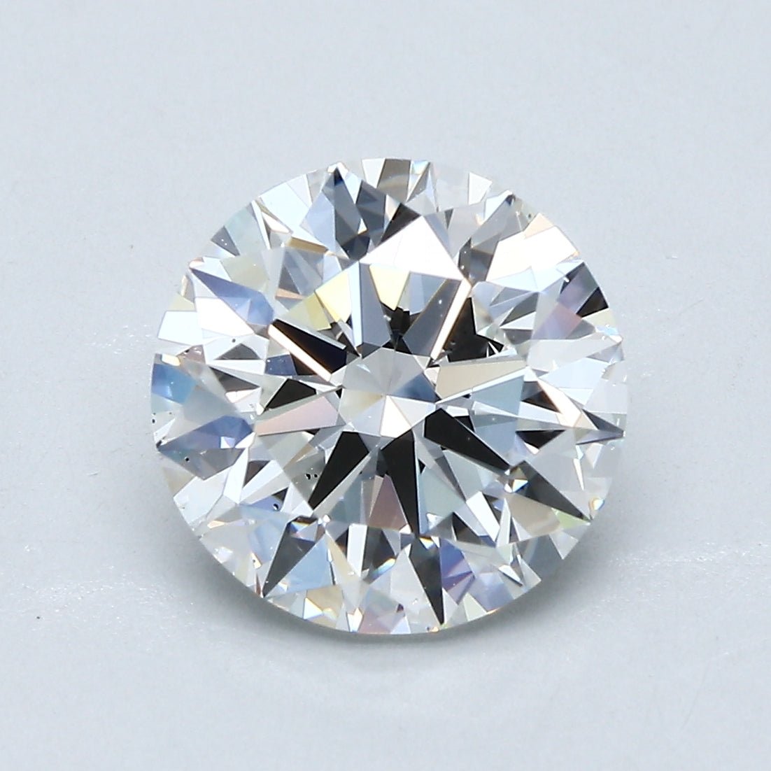 3 Carat Round - Natural Diamond - 3.35 - F - SI1 - EX - EX - EX - Diamonds By Rothschild