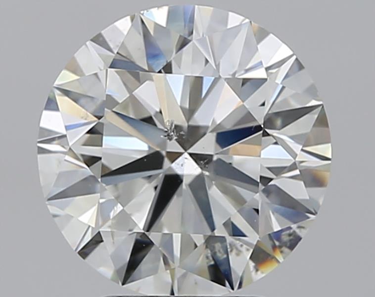 3 Carat Round - Natural Diamond - 3.35 - J - SI2 - EX - EX - EX - Diamonds By Rothschild